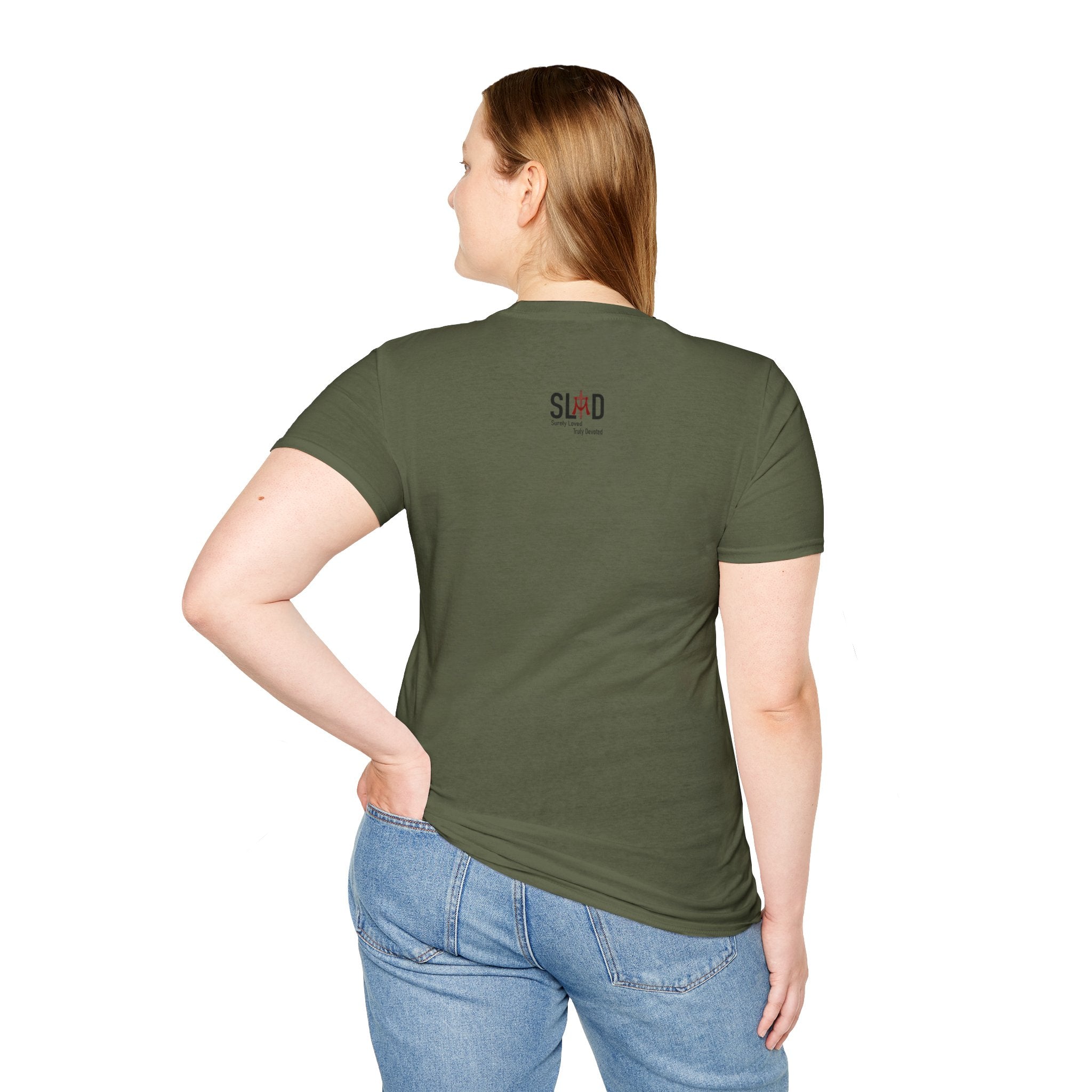 T-Shirt — Minimal 'Fruit of the Spirit' Design (Patience, Kindness, Love)