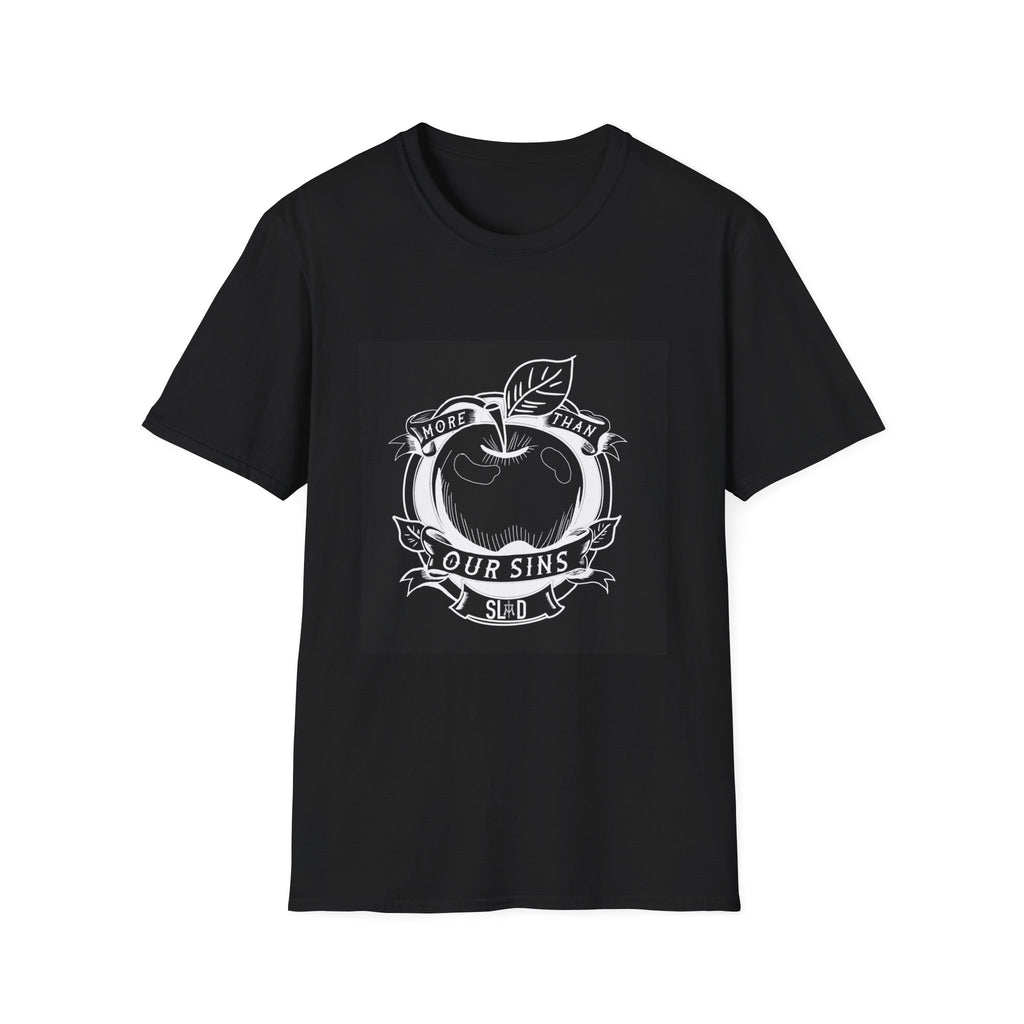 More Than Our Sins Unisex Softstyle T-Shirt - Relaxed Fit, Modern Design