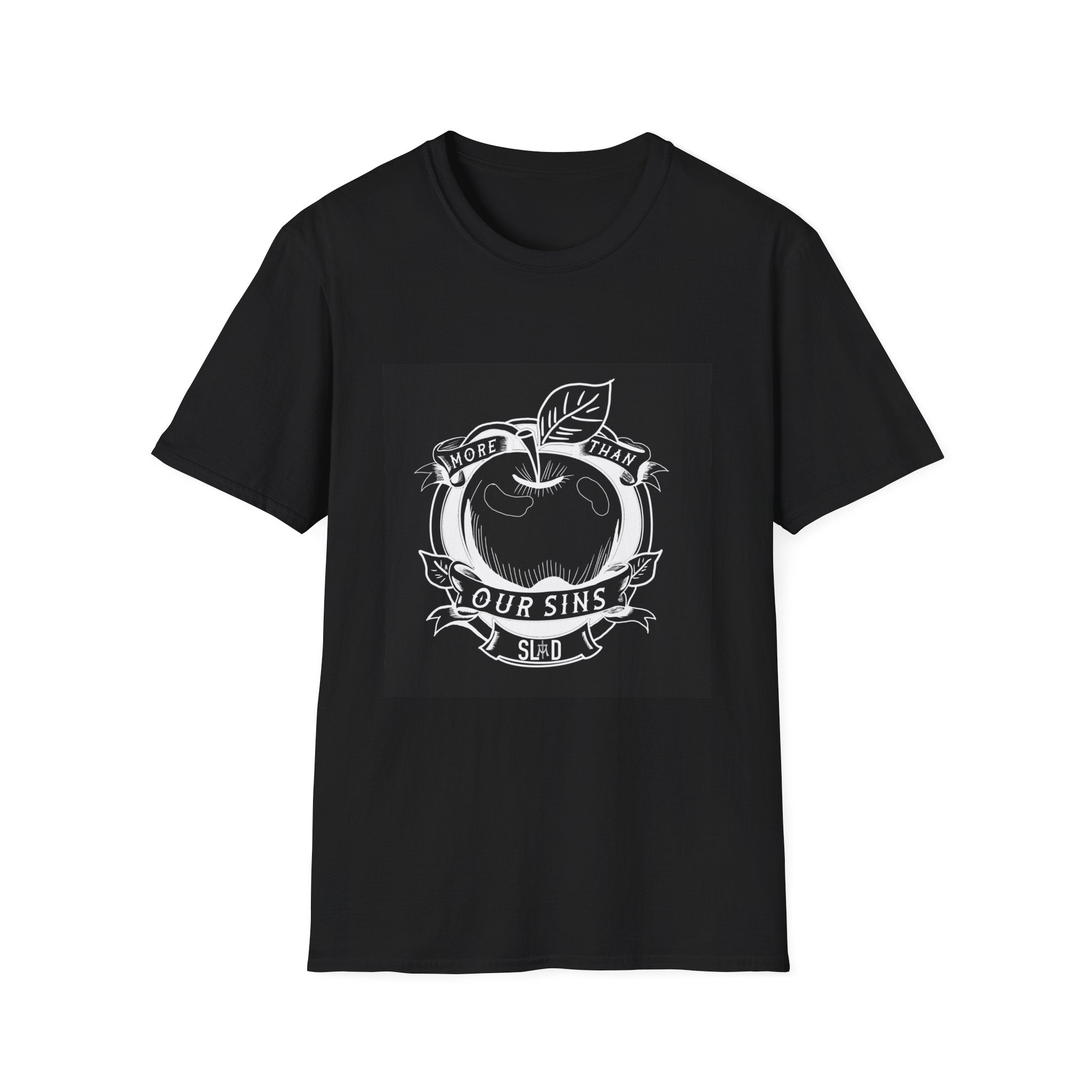 More Than Our Sins Unisex Softstyle T-Shirt - Relaxed Fit, Modern Design