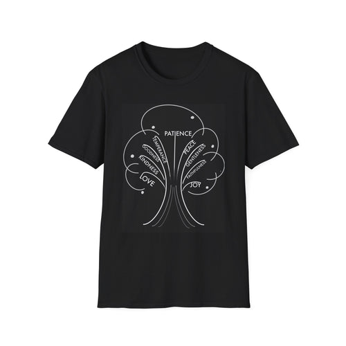 T-Shirt — Minimal 'Fruit of the Spirit' Design (Patience, Kindness, Love)
