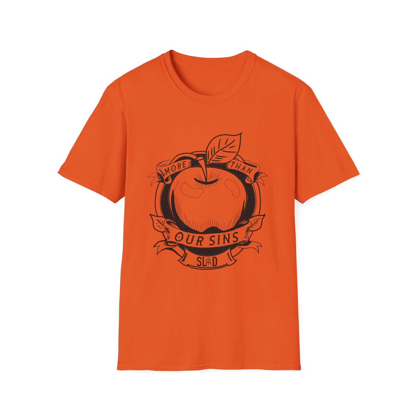 More Than Our Sins Unisex Softstyle T-Shirt - Relaxed Fit, Modern Design