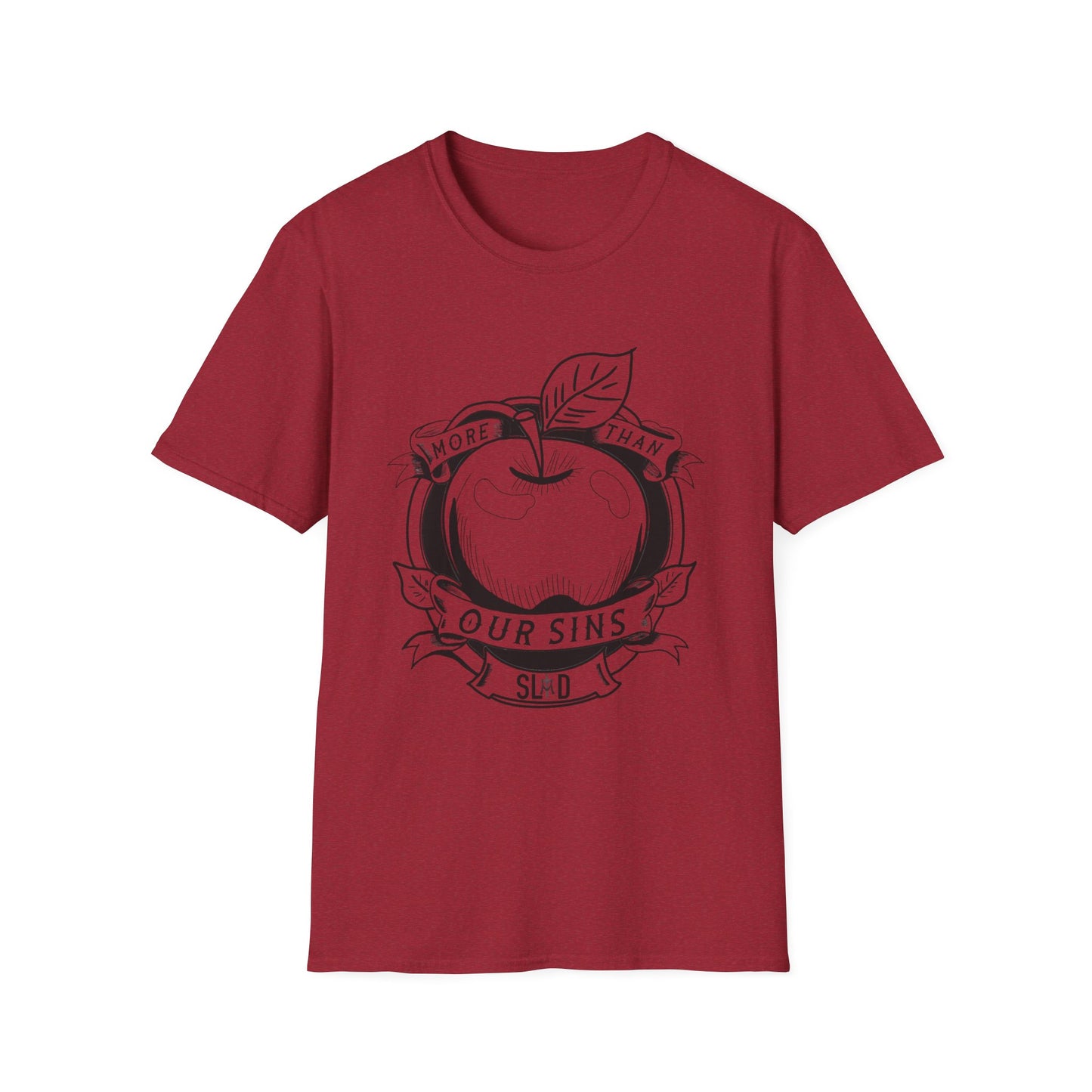 More Than Our Sins Unisex Softstyle T-Shirt - Relaxed Fit, Modern Design